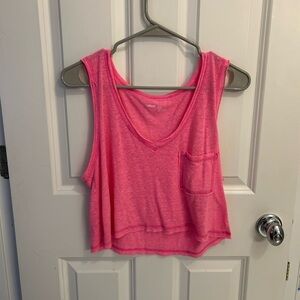 Aerie Women's Pink Sleeveless Top